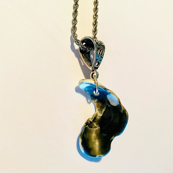 💧SEA SHELL PENDANT | Aromatherapy | OOAK | NWT - Picture 7 of 12